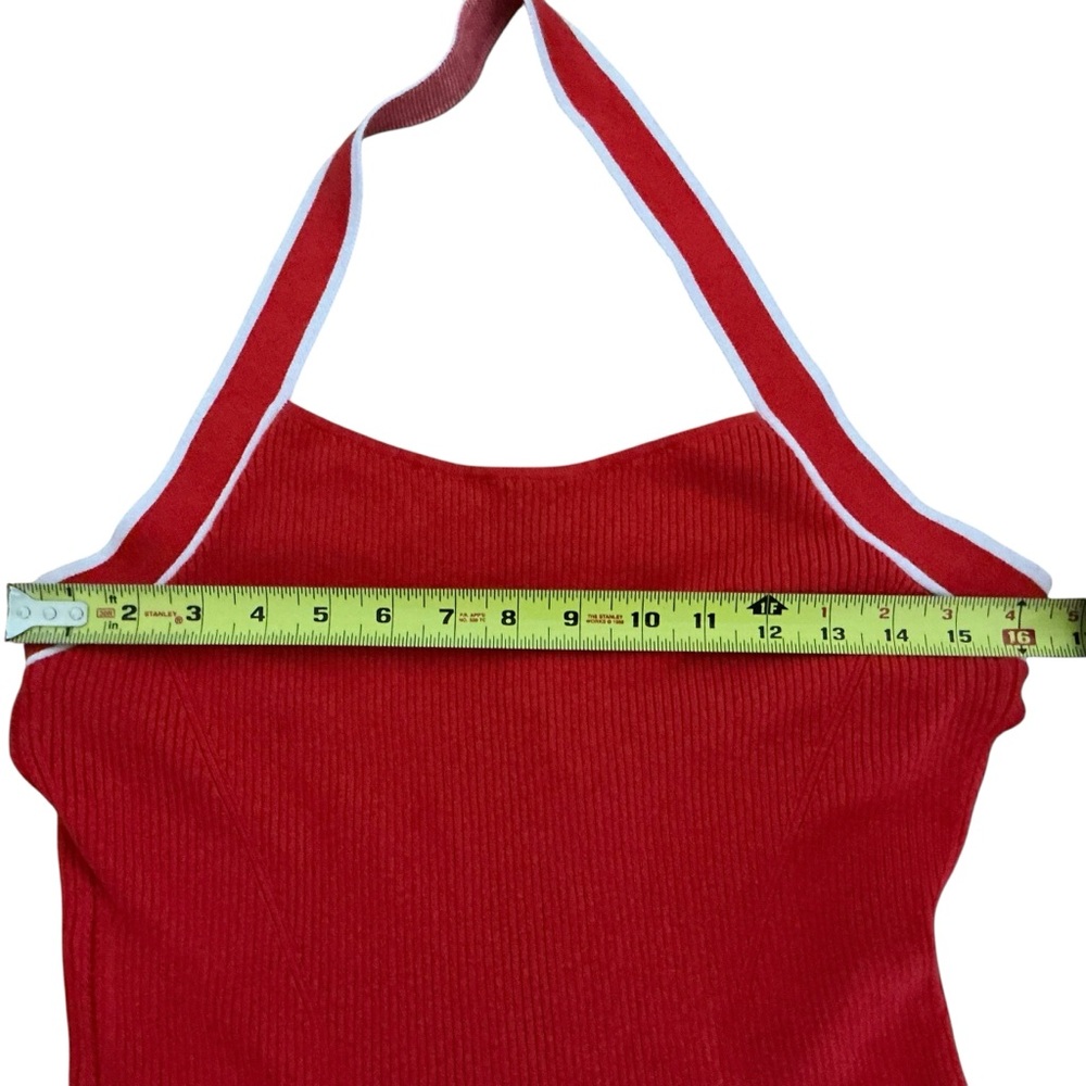 Daily practice by Anthropologie full speed halter mini dress bright red size XL - Picture 6 of 9